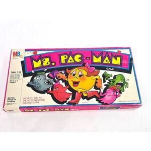 Vintage Ms. Pac-Man Board Game Milton Bradley